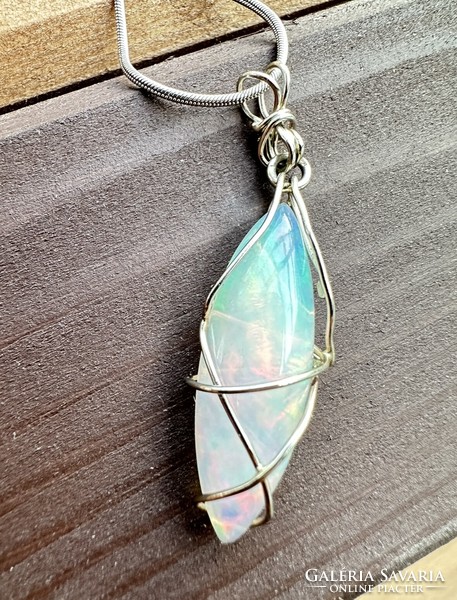 Ethiopian opal pendant