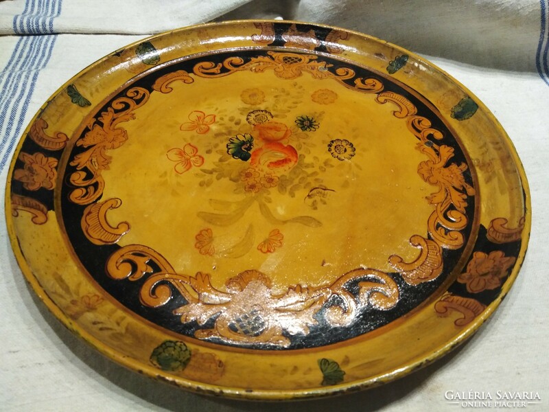 Japanese table offering - wooden / alcohol proof - hand painted