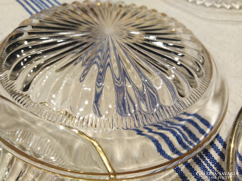 Glass plates - classic style / set of 6