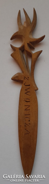 Wooden (ornamental,-or. Usage::) objects 1. Leaf opener