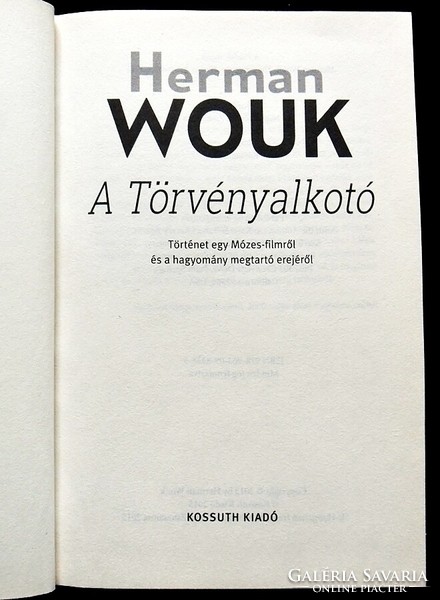 Herman Wouk: A Törvényalkotó