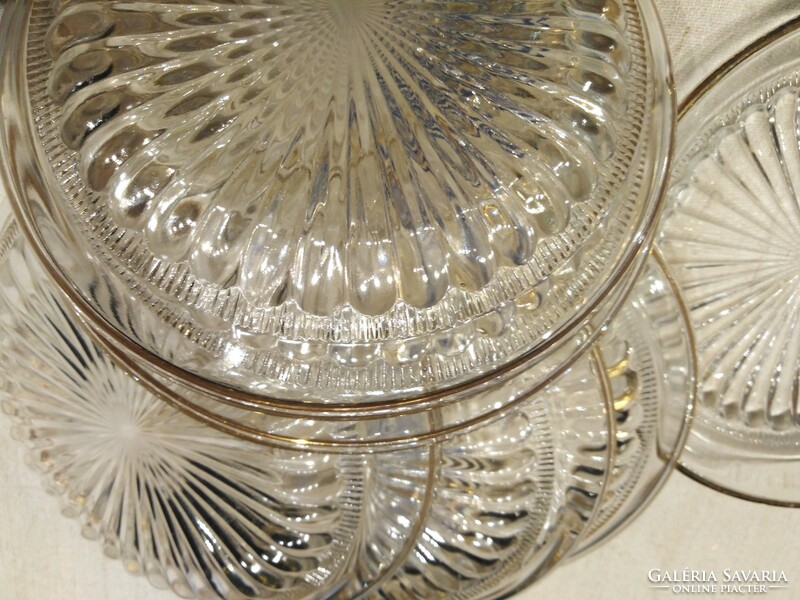 Glass plates - classic style / set of 6