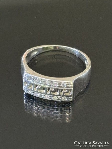 Mesés ezüst gyűrű