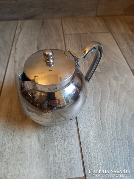 Gorgeous old chubby stainless steel tea/coffee spout