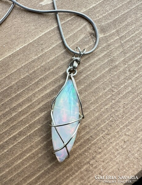 Ethiopian opal pendant