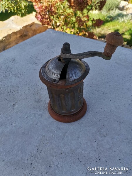 Antique coffee grinder