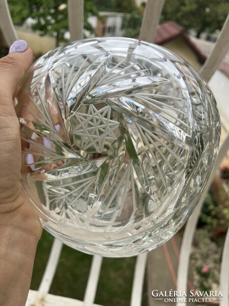 Glass sphere vase