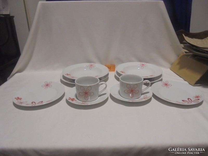 Vabene porcelain Italian quality dining and breakfast set - for two - ten pieces, new