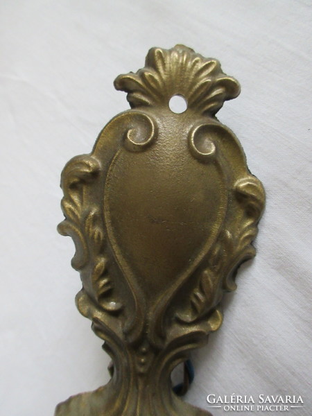 2 Pcs, old, decorative, 2-pronged brass wall lever. Negotiable!