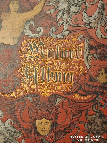 1893 Verlag franz bondy wien gigantic hans makart album -41x30 cm art nouveau hardback-cheap!