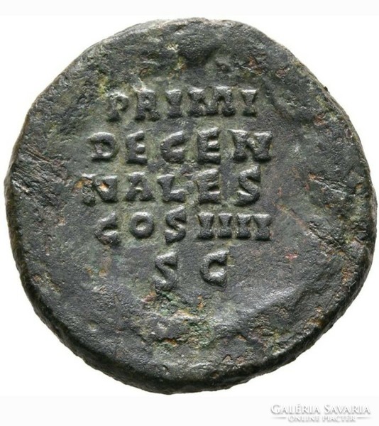 Antoninus pius (138-161) as 11.21g primi decennales Roman Empire