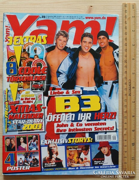 Yam magazine 02/11/27 b3 rose mcgowan crazy town robbie eminem nirvana michael jackson heath ledger