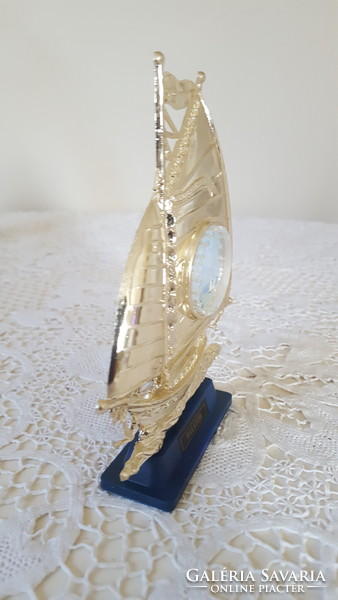 Retro, Balaton memory, plastic sailing ship