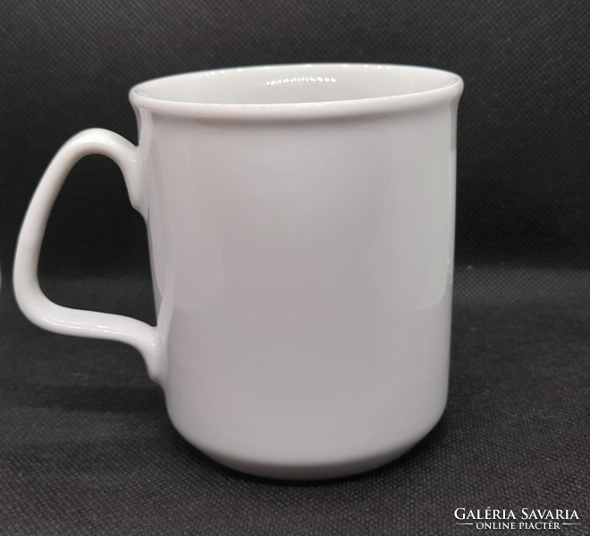 Porcelain mug with Westie pattern