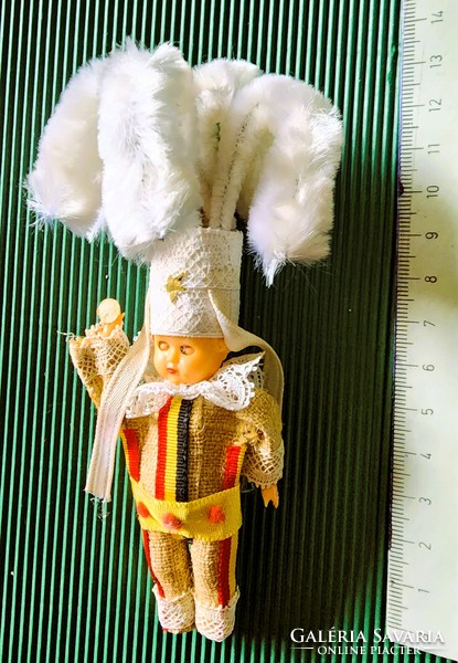 King Louis of France very old Christmas decoration chenille Christmas tree decoration baby sleeping