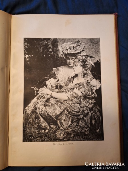 1893 Verlag franz bondy wien gigantic hans makart album -41x30 cm art nouveau hardback-cheap!