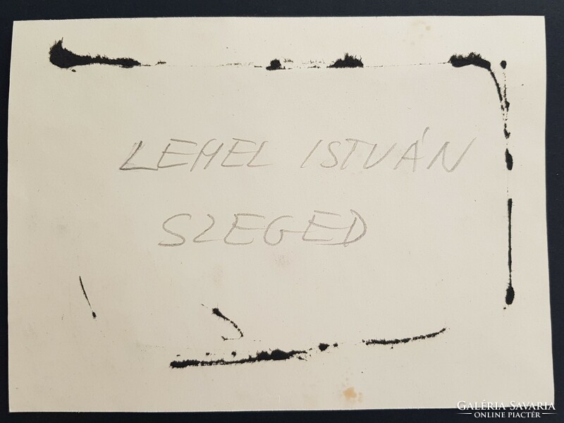István Lehel (1917-1973) - microcosm 1969.Vii.25. Painting