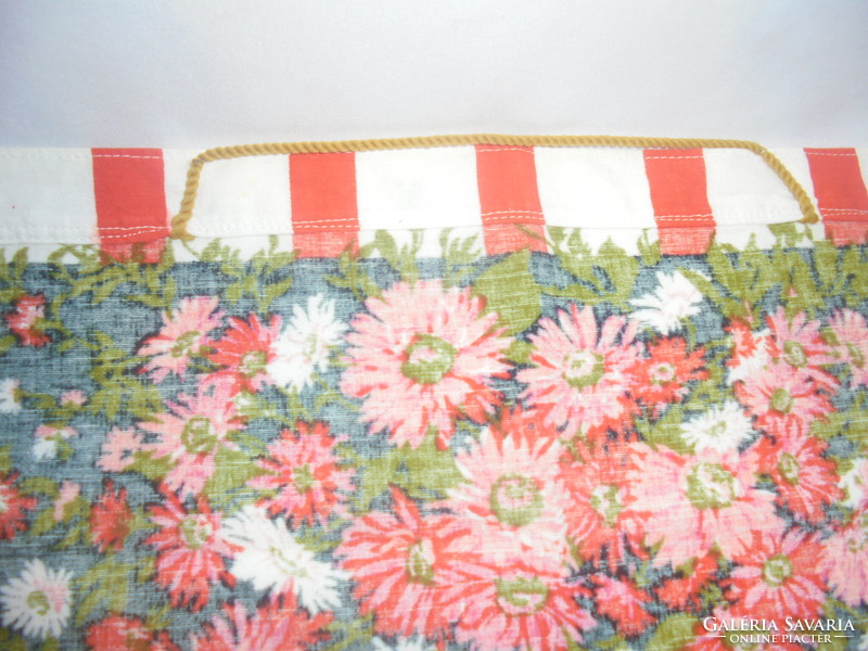 Retro textil falinaptár 1987- virágos - akár születésnapra
