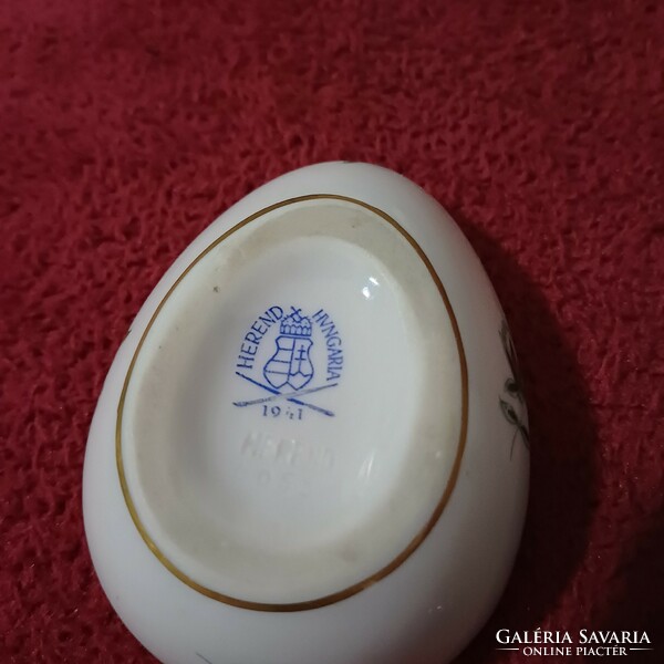 Herend bonbonier porcelain egg