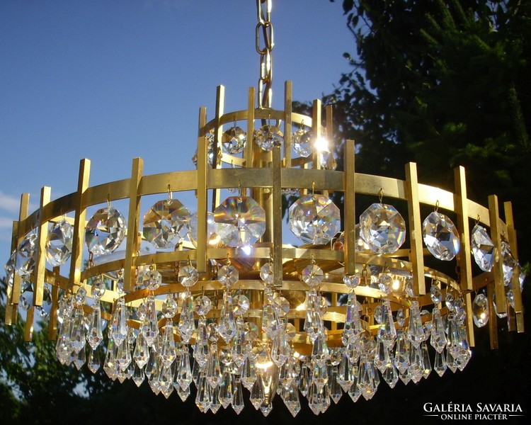 Swarovski crystal chandelier 6+1 burners