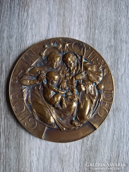 Nice old bronze plaque