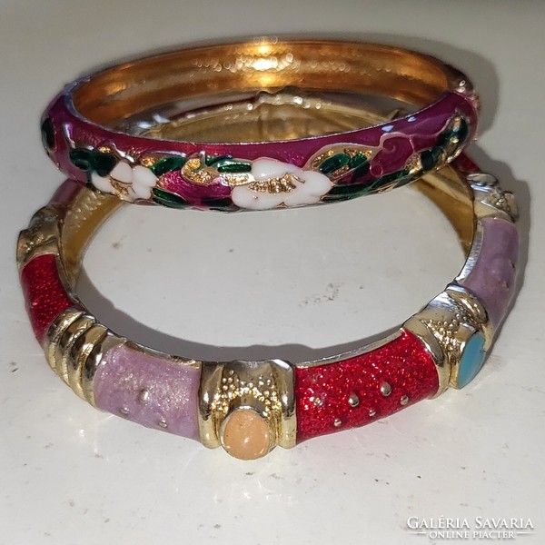 Enamel openable bracelets in one