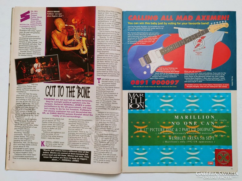 Kerrang magazin 92/7/25 Poison Mötley Anthrax Rollins Soundgarden Ministry Motorhead Black Crowes