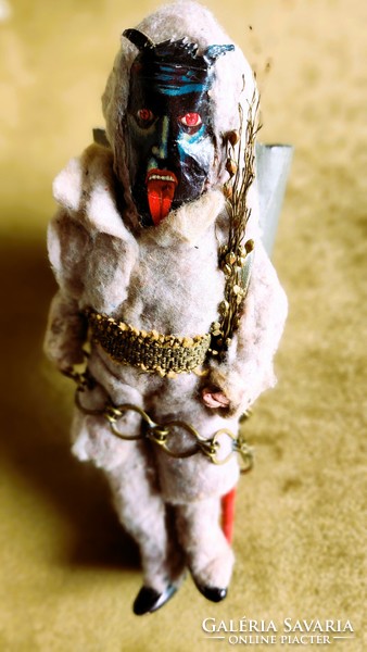 Approx. 1928 Kind Krampus very old Christmas decoration Christmas tree ornament cotton figure