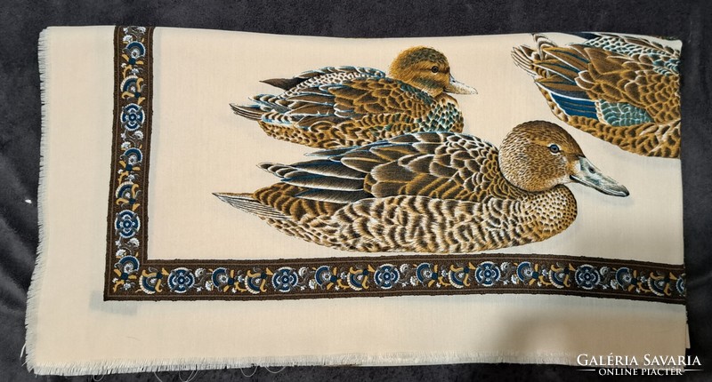 Wild duck women's scarf, hunting scarf (l4212)