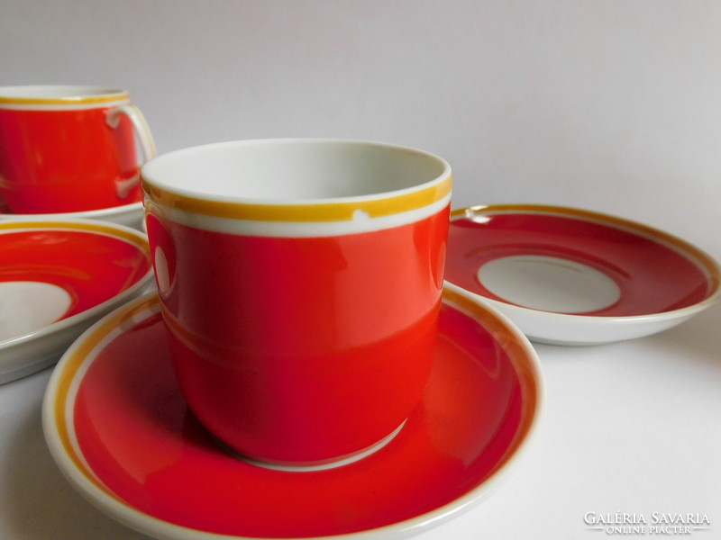 Hollóháza vintage coffee set from the 60s (mid century)