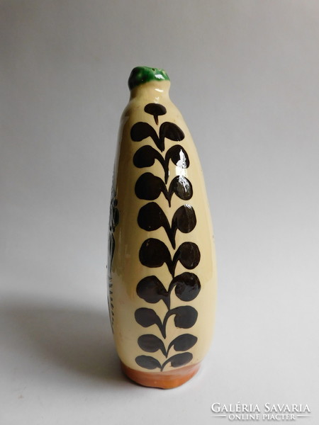 Karcagi folk bottle with inscription, 1980