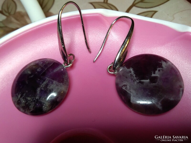 Amethyst stone earrings