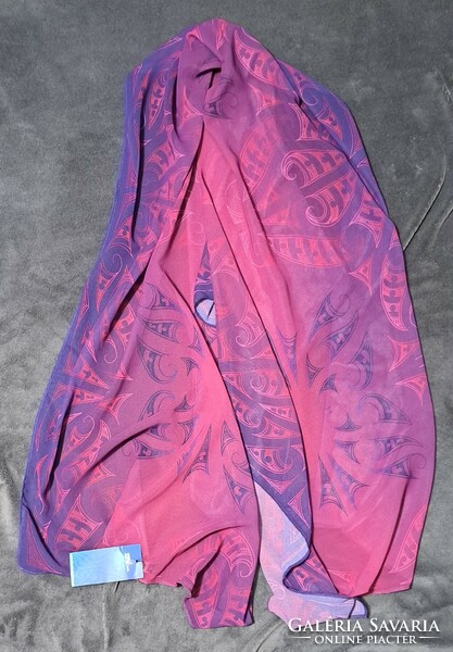 Purple women's scarf, stole (l4199)