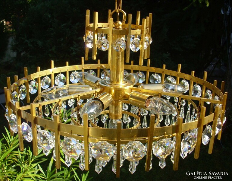 Swarovski crystal chandelier 6+1 burners