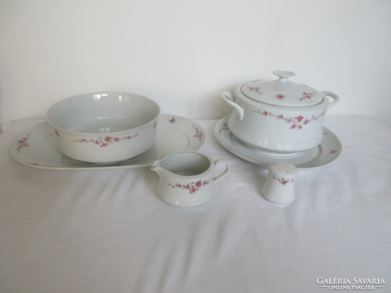 6 part, old, marked, lowland serving set. Negotiable!