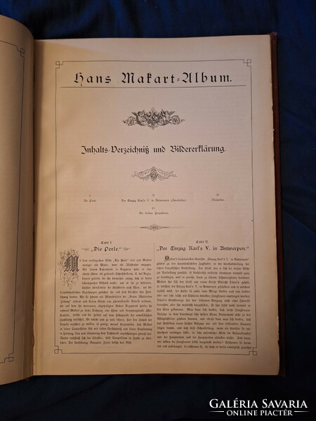 1893 Verlag franz bondy wien gigantic hans makart album -41x30 cm art nouveau hardback-cheap!