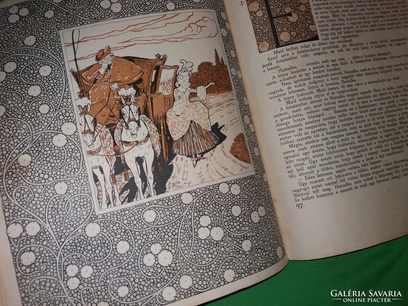 1911. Gyönyörű antik mesekönyv - képes album -Révész Béla: Csoda album képek szerint PESTI NAPLÓ