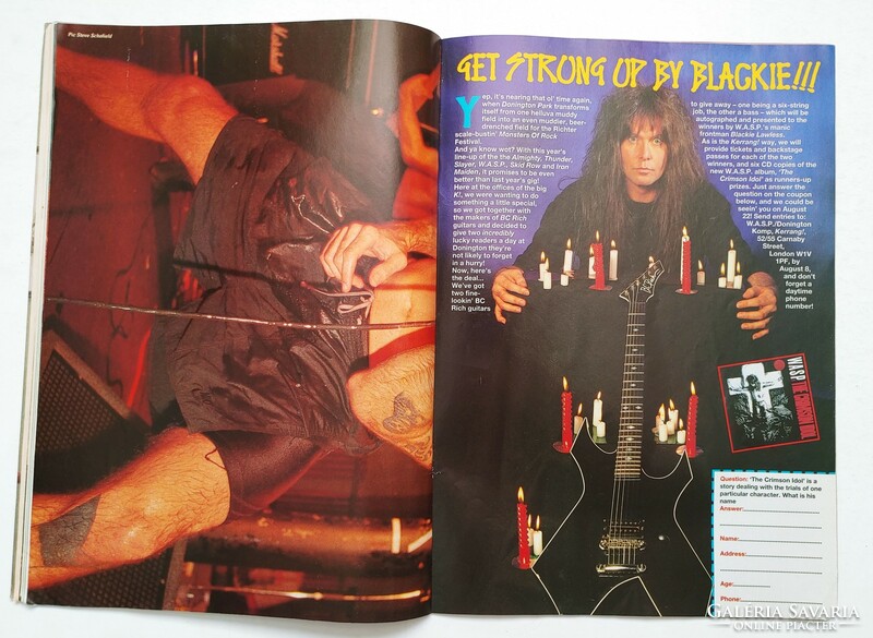 Kerrang magazin 92/7/25 Poison Mötley Anthrax Rollins Soundgarden Ministry Motorhead Black Crowes