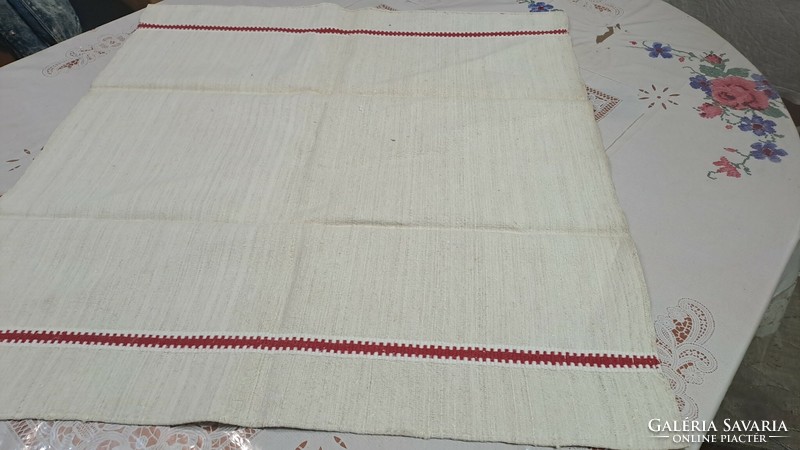Woven linen tablecloth