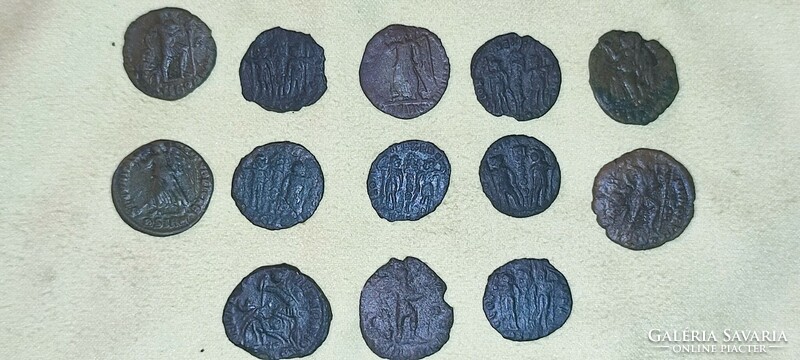 Római bronz érmék