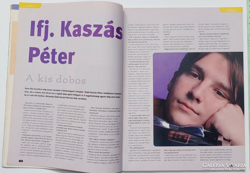 Music magazine 98/4 - Péter kaszás hooligans bacsó kristóf bornai tibor paul motian trio