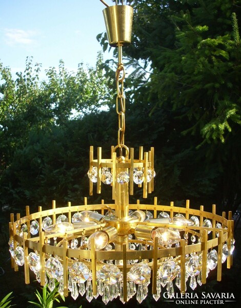 Swarovski crystal chandelier 6+1 burners