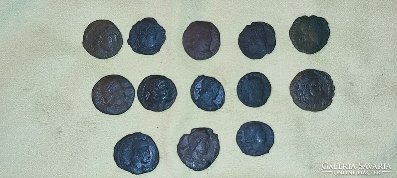 Római bronz érmék