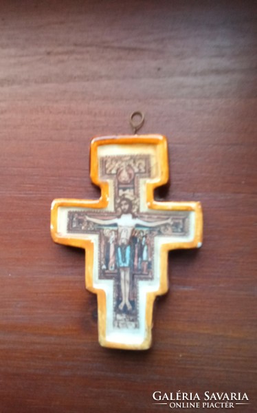 San Damiano porcelain cross