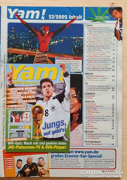 Yam magazine 02/5/28 hayden christensen limp bizkit nsync anastacia nelly busta samayona