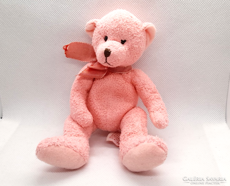 Russ luv pets pink bow teddy bear plush figure