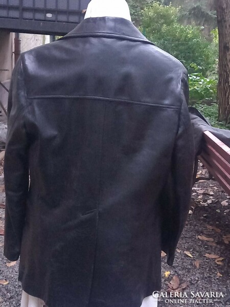 Vintage men's leather jacket, size 50