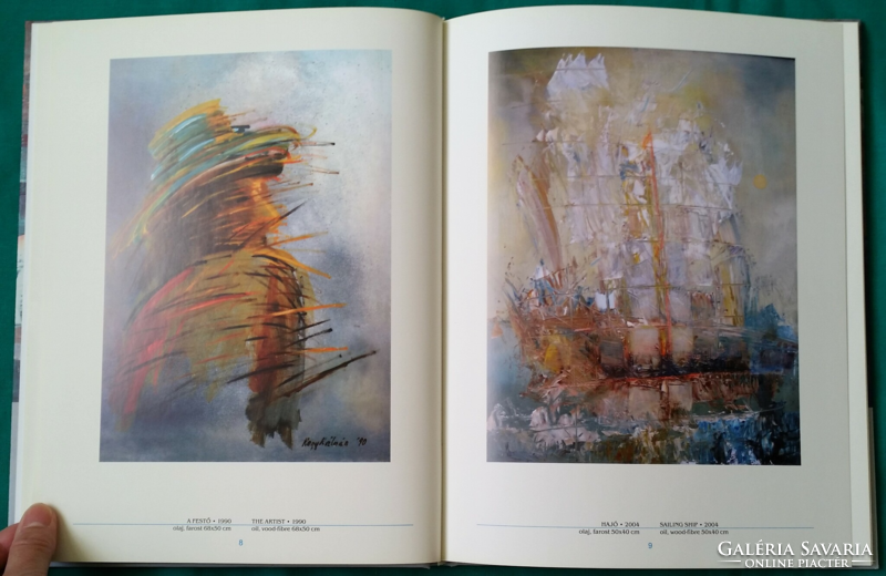 Kálmán Nagy painter exhibition catalog 2016 signed - fine arts, painting