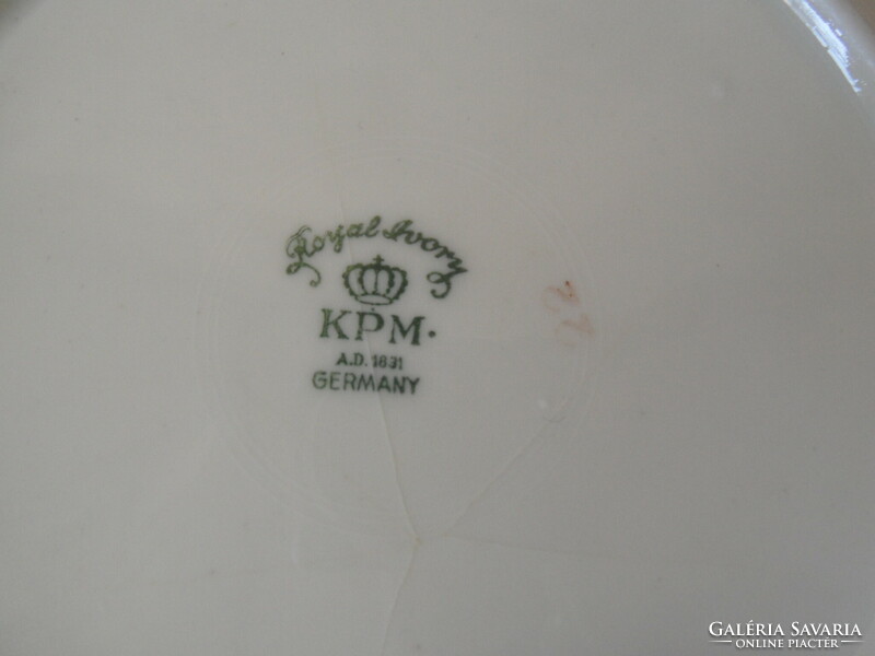 KPM porcelán süteményes tányér ( 7 db. )