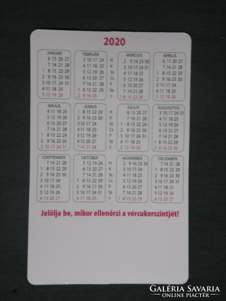 Card calendar, pharmacy, pharmacy, green bottle, 2020